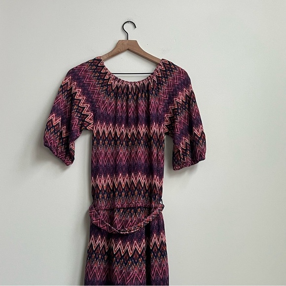 New Trina Turk Jet Set Jungle Exploration Chevron Stripe Drawstring Jumpsuit XS - Picture 13 of 16